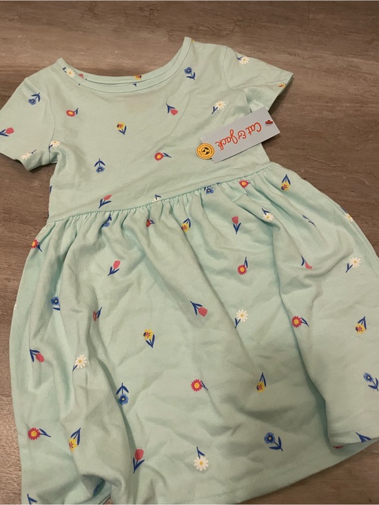 Cat & Jack Other - NWT Cat & Jack Light Mint Floral Baby Dress Girl 4T